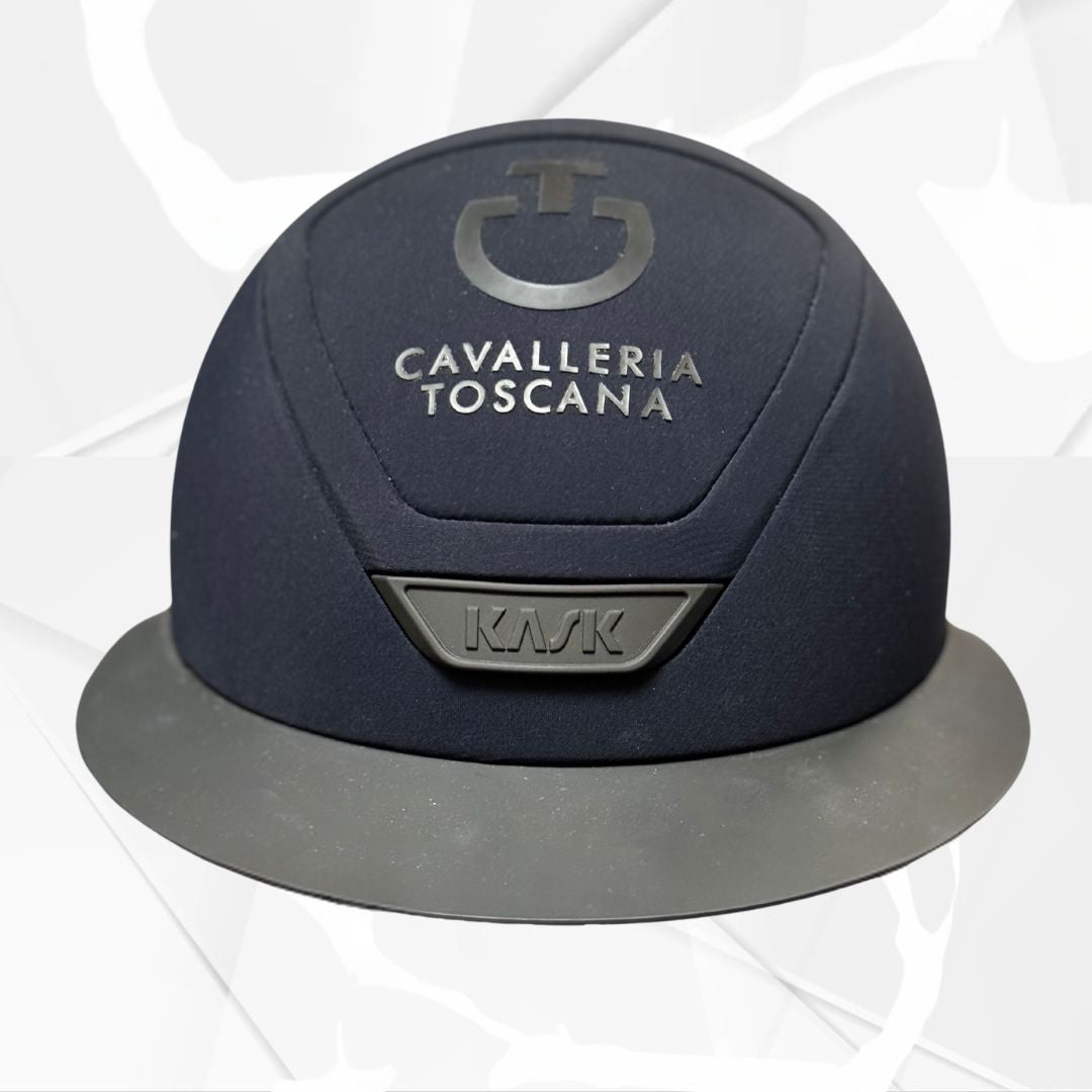 Cavalleria Toscana Limited Edition Wide Brim Equestrian Helmet Size 57 - Premium Riding Hat for Show Jumping & Dressage