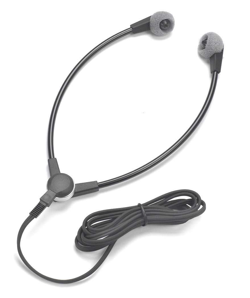 Dictaphone Transcriber Headset HS-550-SH-DP - Professional Voice Recording Headset for Transcription, Dictation & Call Centers - Noise Cancelling Mic with Comfortable Ear Cushions (Ideal for Medical, Legal & Office Use)