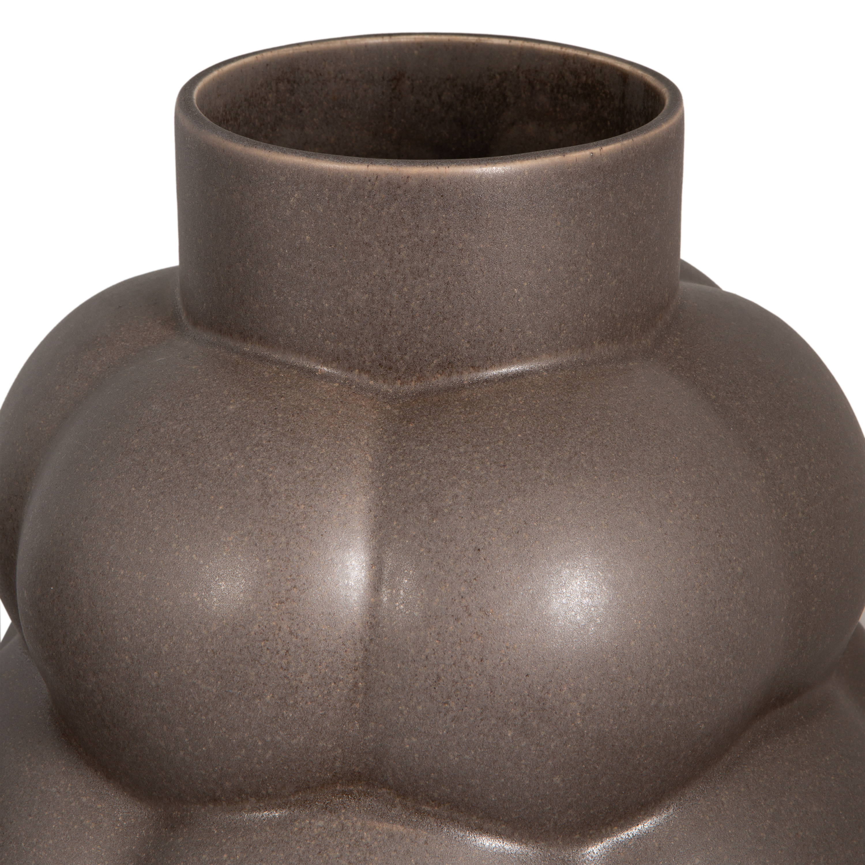 Elegant Brown Balloon Vase for Weddings, Parties & Home Decor - Handcrafted Glass Centerpiece for Floral Arrangements
