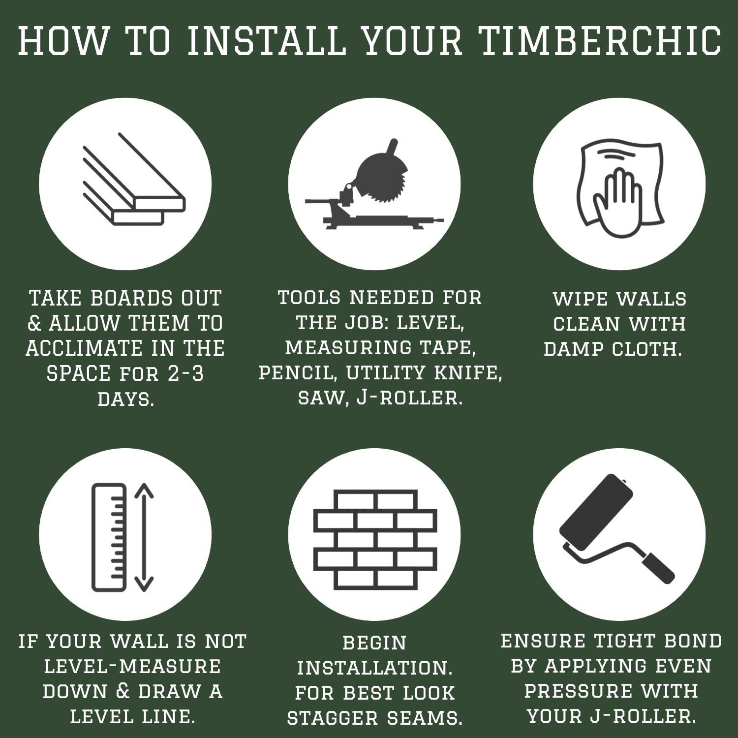 Timberchic Wooden Wall Planks - Peel & Stick Wall Paneling for DIY Accent Wall - Rustic Herringbone Pattern (3