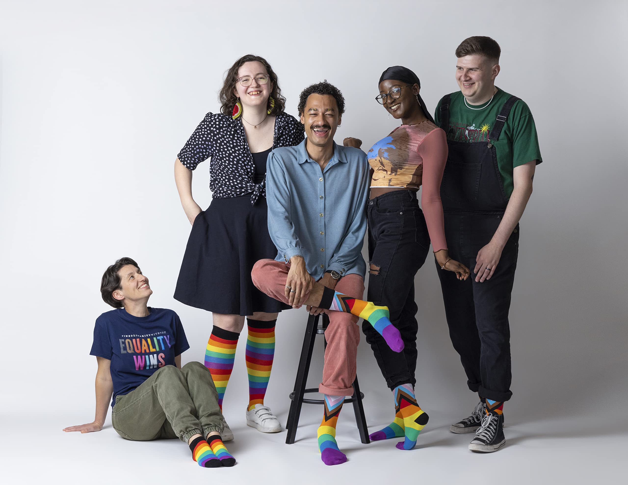 Bamboo Pride Socks for Men & Women - Soft & Breathable Comfort Socks - Pack of 1 - Perfect for Casual Wear, Workouts, and LGBTQ+ Pride Events