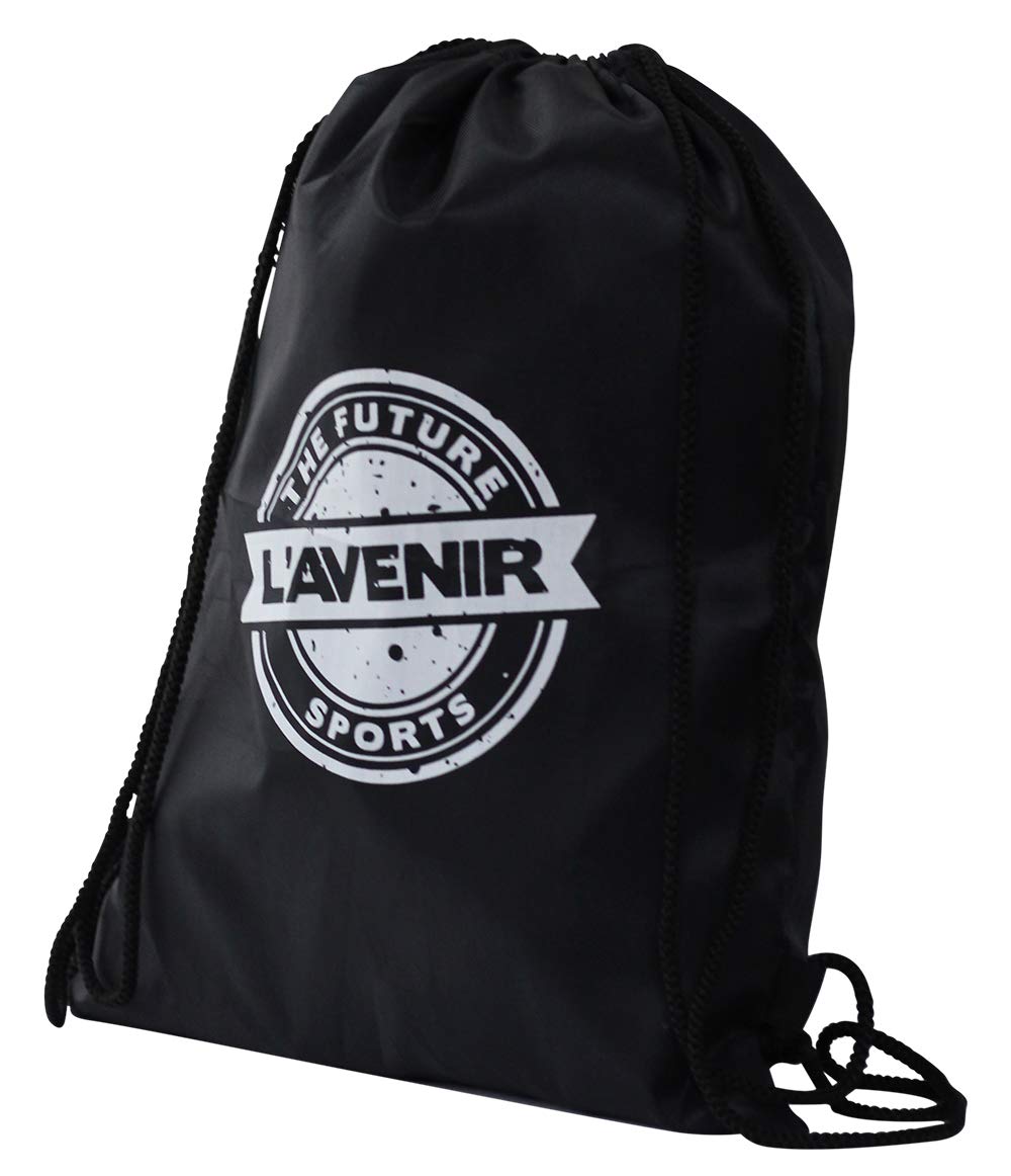 L'AVENIR Polyester Black Sports Sling Bag - Lightweight Crossbody Gym Bag for Men & Women - Perfect for Running, Travel, Workout & Outdoor Activities