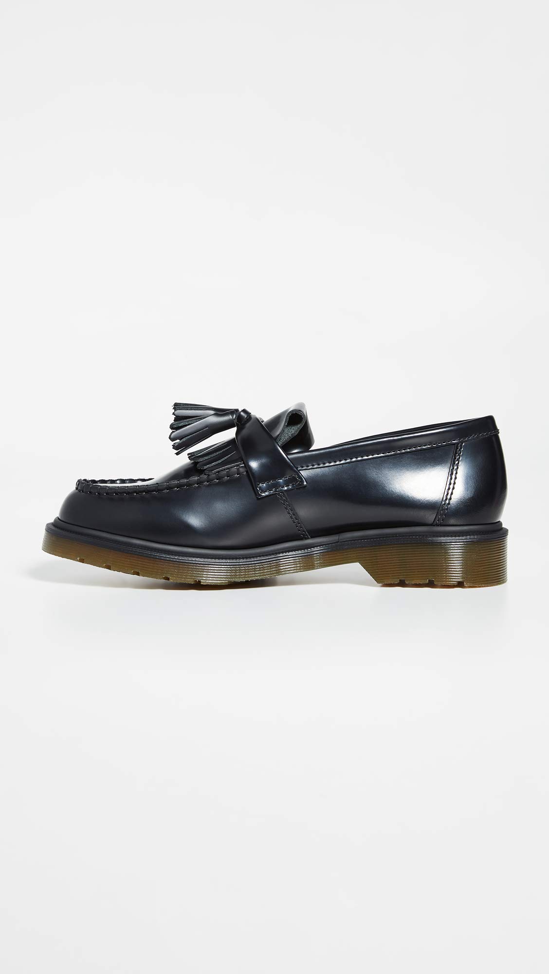 Dr. Martens Unisex Adrian Smooth Leather Tassel Loafers - Comfortable Slip-On Shoes for Men & Women | Perfect for Office, Casual Wear & Travel