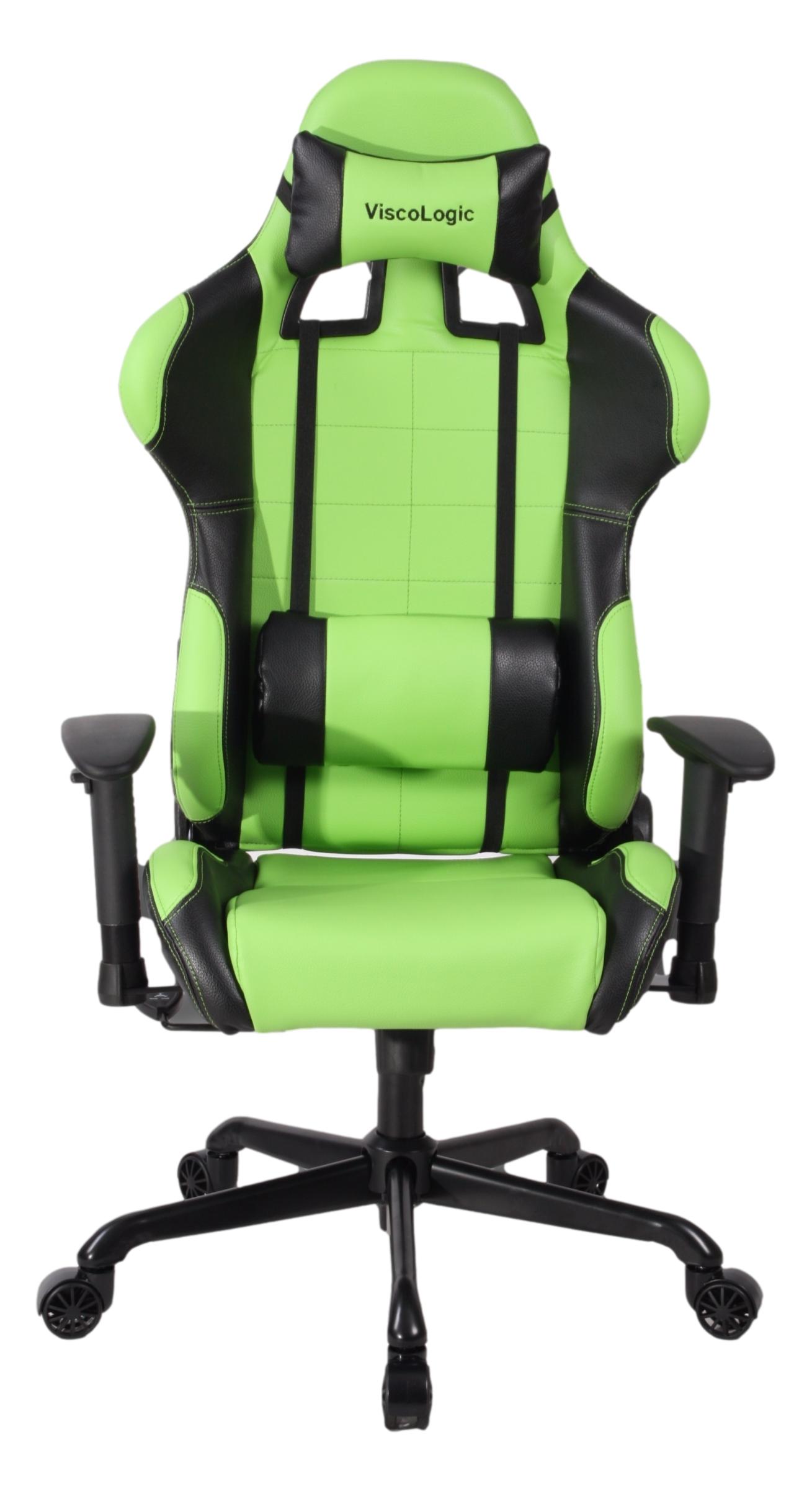 PRO X Series 7206 Ergonomic Gaming Chair - Green & Black - High Back Racing Style with Lumbar Support - Perfect for PC, Console & Office Gaming Setup