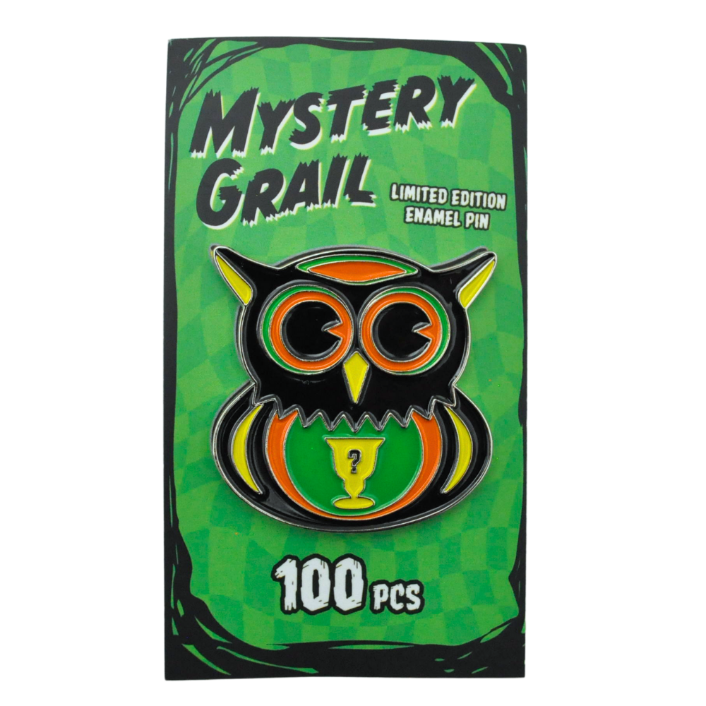 Limited Edition Mystery Grail Owl Enamel Pin - Collectible Lapel Pin for Anime Fans (100 pcs) - Perfect for Backpacks, Jackets & Gift Giving