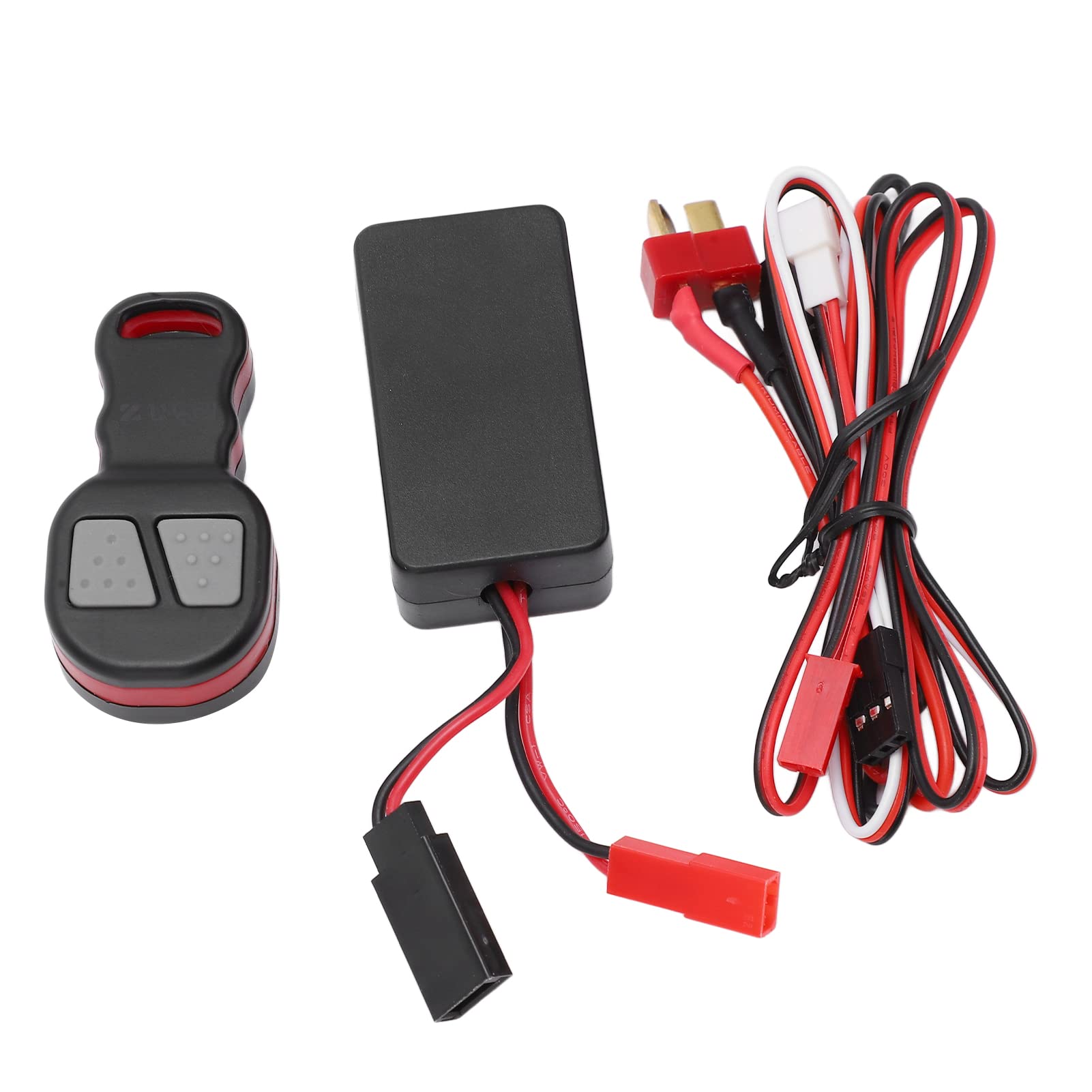 Premium RC Winch Controller Receiver - Durable Plastic Remote Control for RC Cars, Trucks & Crawlers | Perfect for Off-Road Adventures & Scale Model Competitions