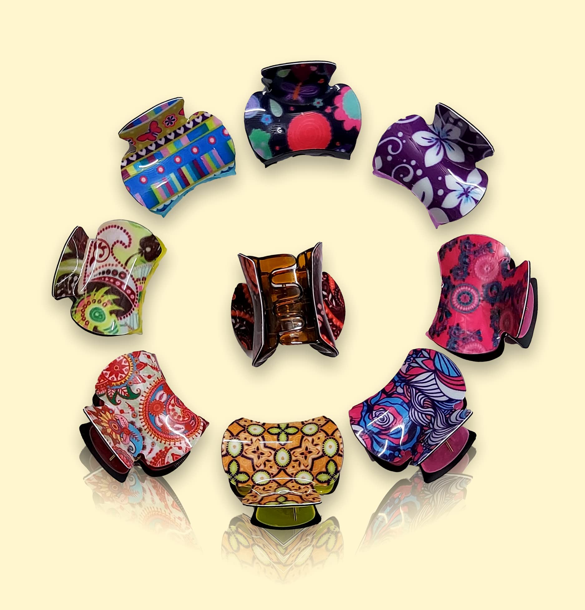 BELLO TOKO 6-Piece Hair Clips Set for Girls & Women - Cute Hair Accessories Combo for School, Party & Daily Use