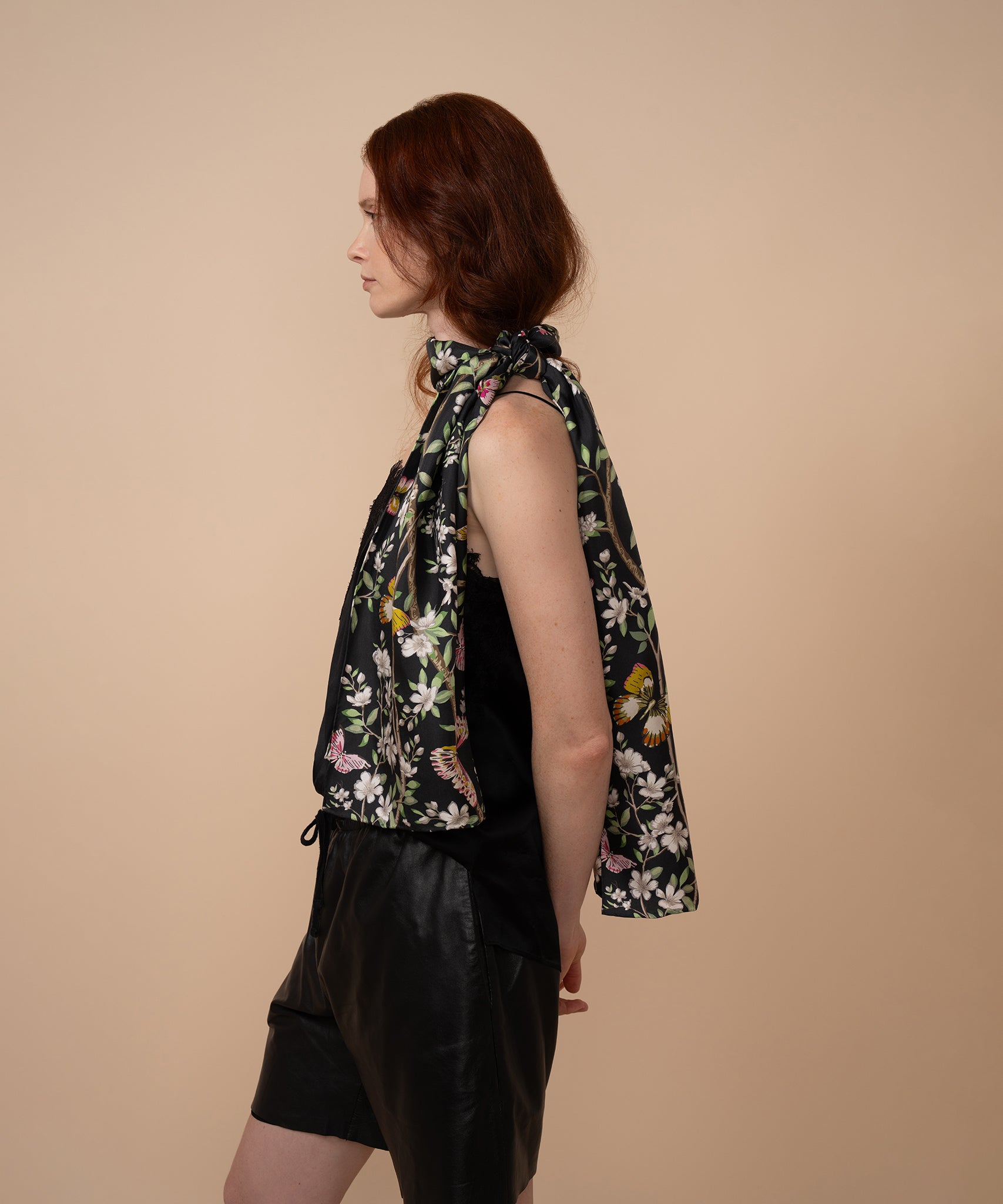Elegant Spring Unfolding Silk Oblong Scarf - Lightweight Fashion Accessory for Women - Perfect for Office, Party & Travel Outfits