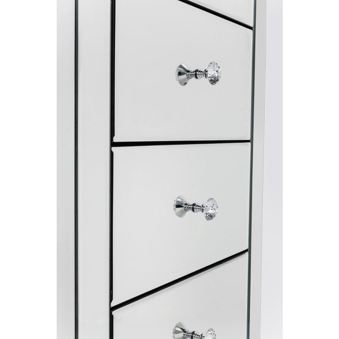 Luxury 5-Drawer High Dresser for Bedroom - Solid Wood Tall Chest of Drawers for Clothes Storage & Organization | Perfect for Master Bedroom, Guest Room & Dormitory
