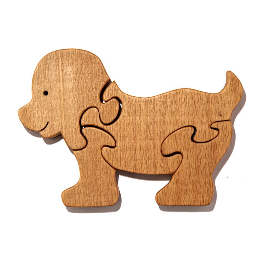 Pupper Pots & Animal Tracing Box Set (10 Animals) - Wooden Montessori Toys for Toddlers & Kids Ages 1-5 Years - Educational Tracing Activity for Boys & Girls - Perfect for Preschool Learning & Fine Motor Skills Development