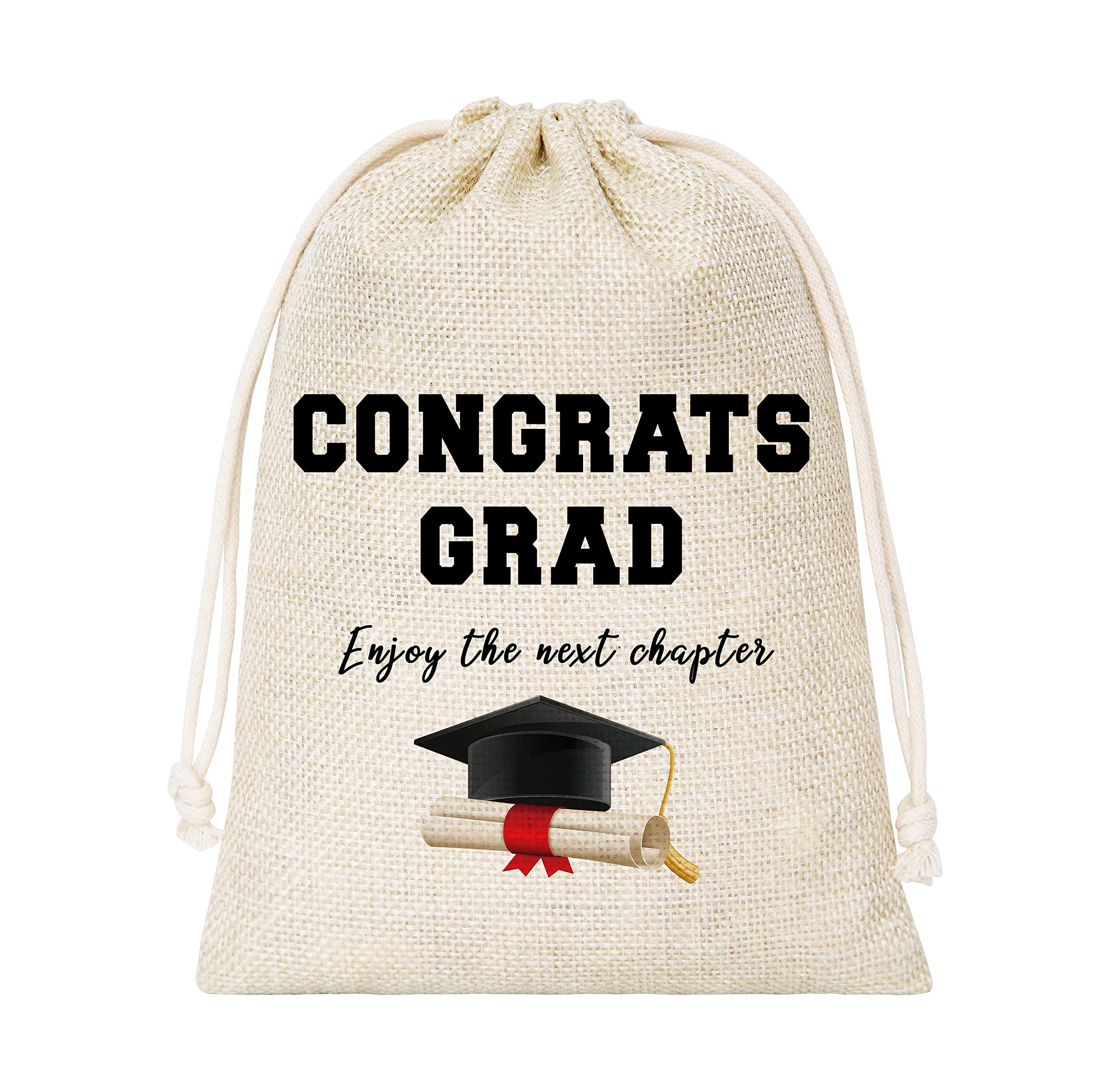 Graduation Gift Bags Bulk - 5 Pack Party Favors with Congrats Grad Decorations (BGS-A006) | Perfect for Graduation Party Supplies, School Celebrations & Commencement Gifts