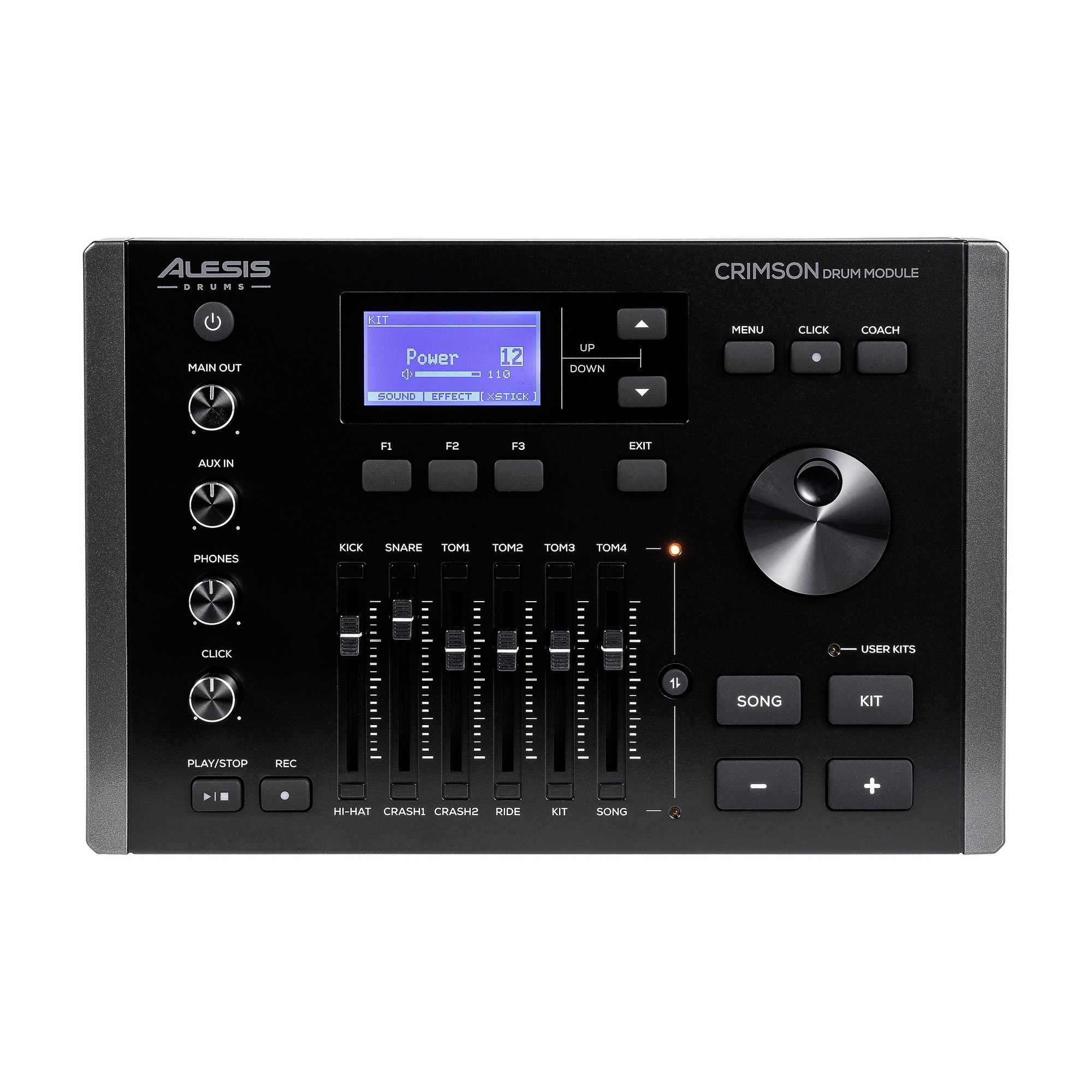 Alesis Crimson III Electronic Drum Kit - Professional Mesh Head Drum Set with Bluetooth, USB, and 300+ Sounds - Perfect for Home Studio, Live Performance, and Drum Practice