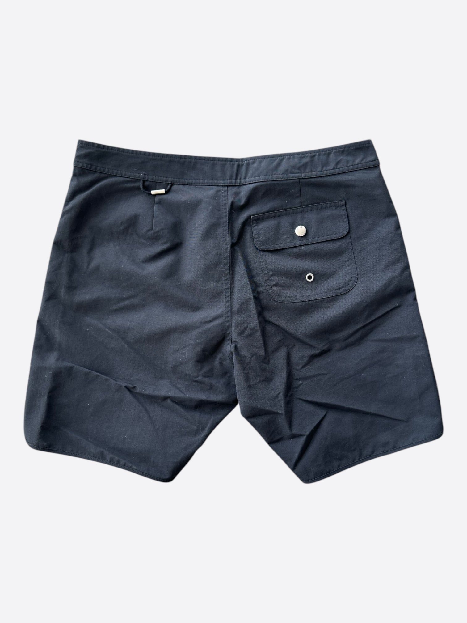 Celine Black & White Mini Logo Swim Shorts for Men - Stylish Beachwear & Poolside Comfort - Perfect for Summer Vacations, Swimming, and Relaxing by the Water