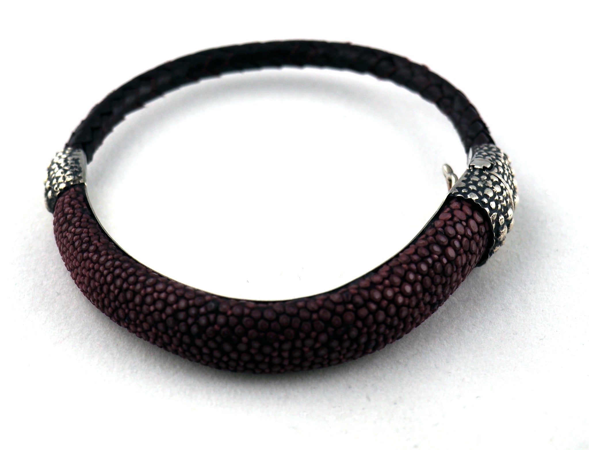 Handmade Mini Stingray & Sterling Silver Adjustable Bracelet - Perfect for Beach Vacation, Boho Fashion & Gift Giving