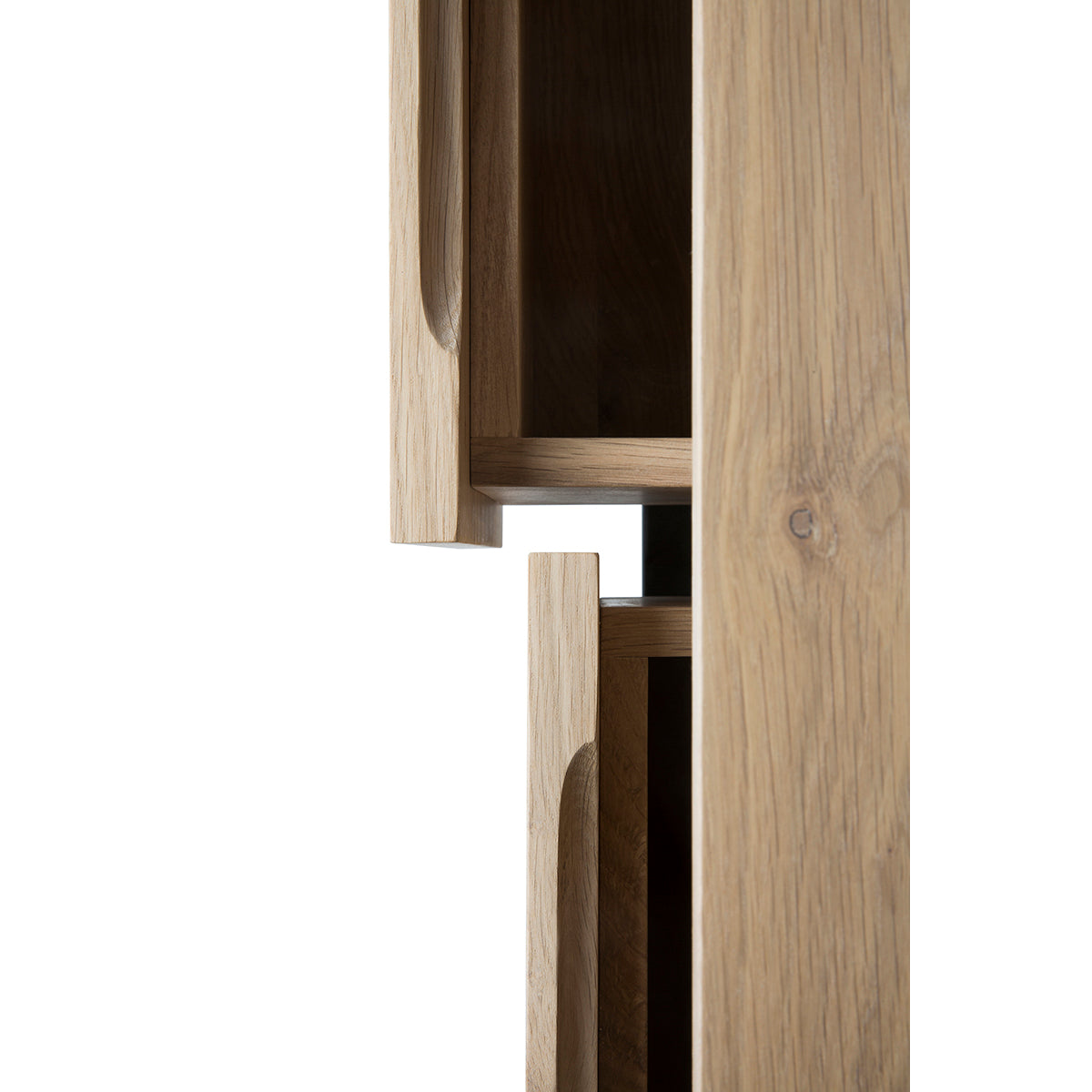 Modern 2 Door TV Stand with Storage - Ligna Wooden Entertainment Center for Living Room, Bedroom, and Home Theater Setup