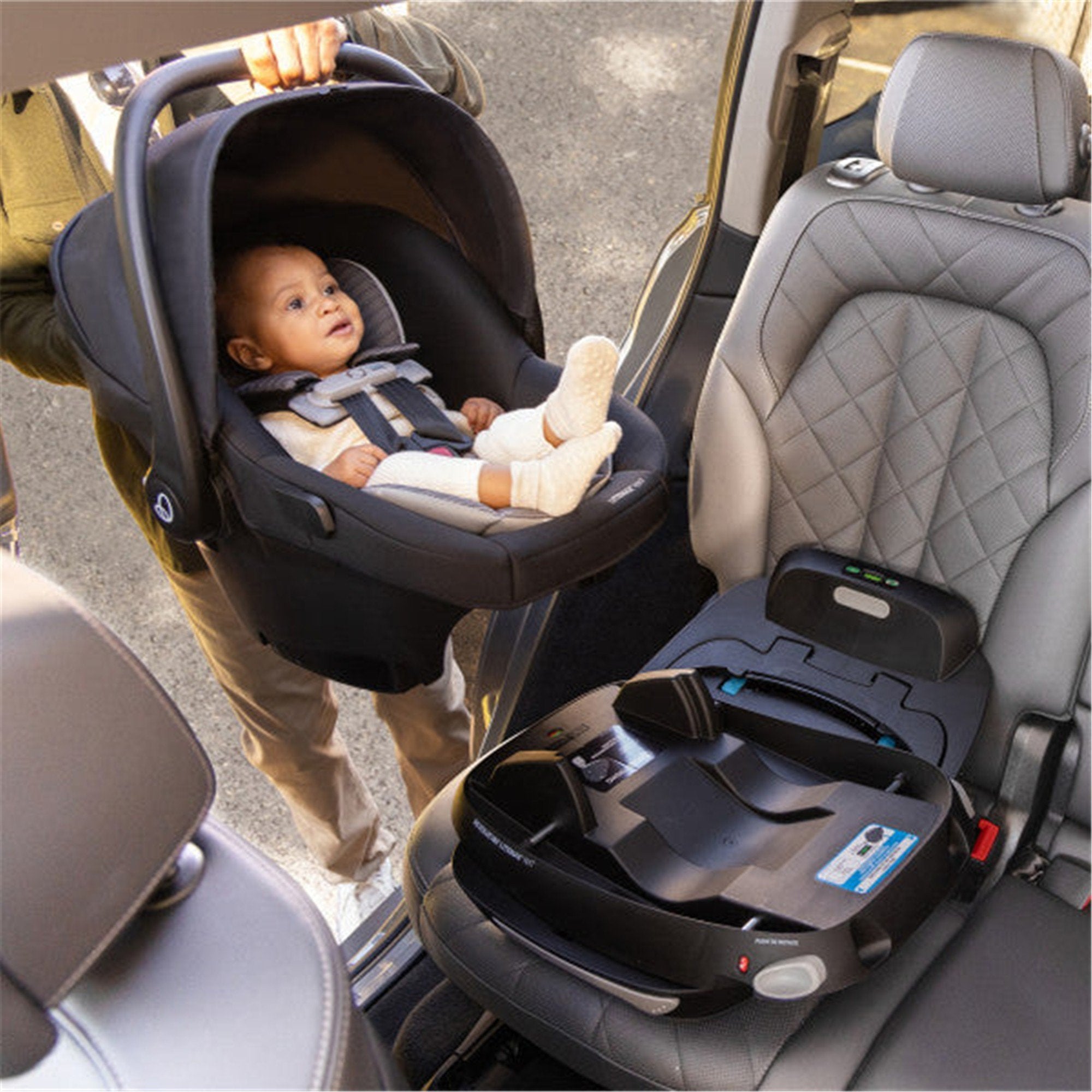 Evenflo Revolve180 LiteMax NXT Infant Car Seat - 360° Rotating Baby Car Seat with Side Impact Protection | Lightweight & Easy Installation for Newborns to Toddlers | Perfect for Travel, Daily Commute & Family Road Trips