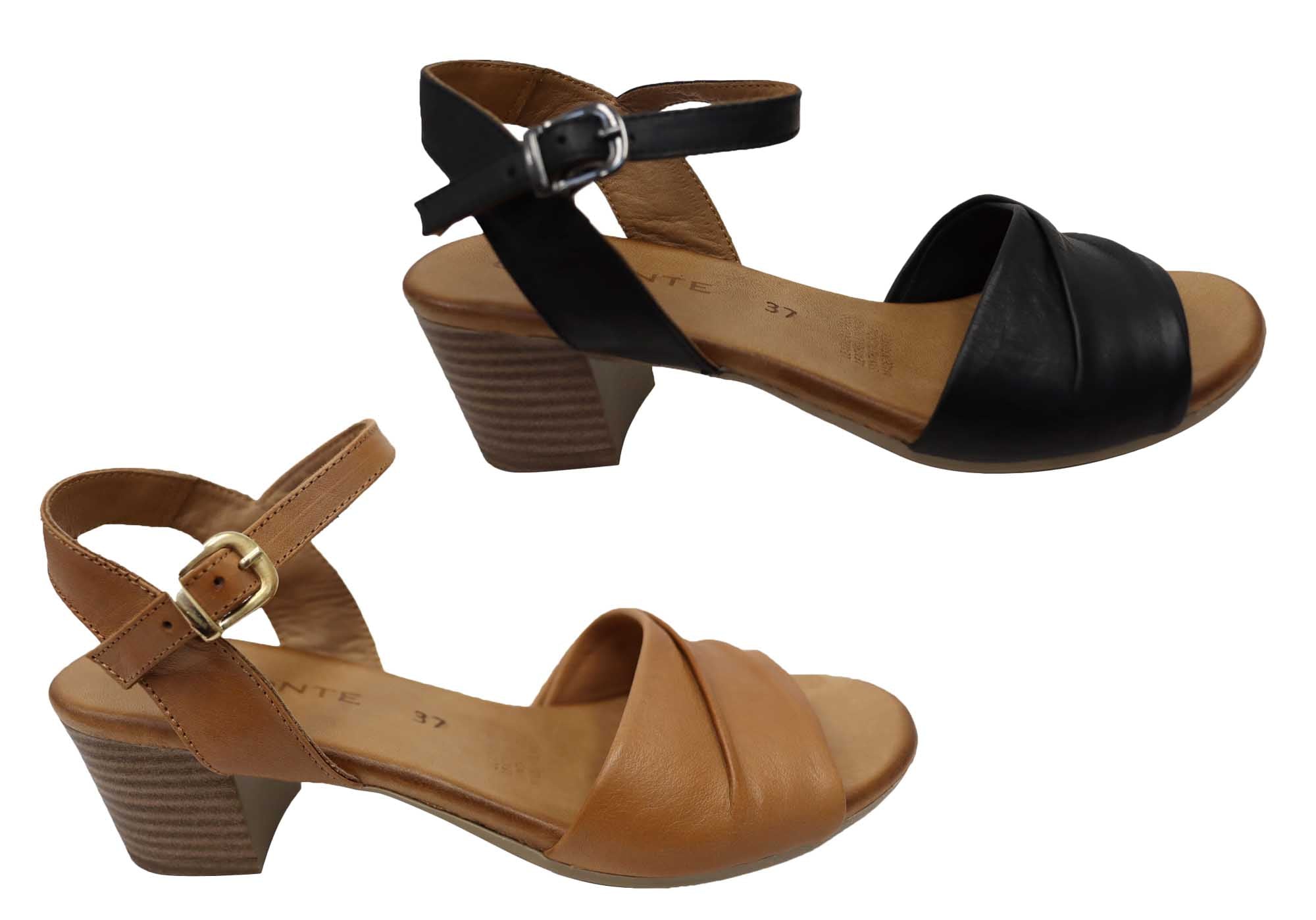 Orizonte Brooklen Women's Comfortable European Leather Sandals - Stylish & Supportive for Walking, Travel & Summer Outfits