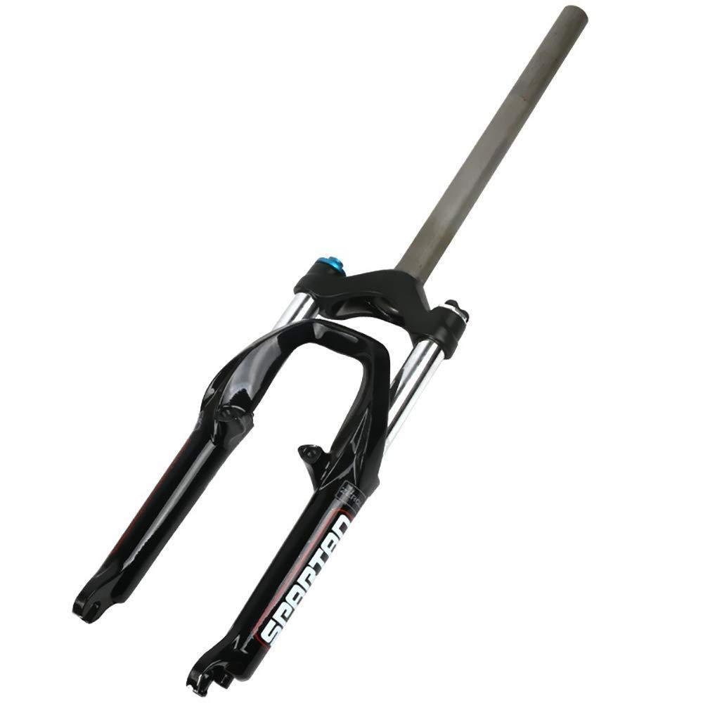 SLRMKK 20 Inch Bike Suspension Fork - Shock Absorber Lock Front Fork for Small Wheel Bicycles, 105mm Travel, White | Perfect for Urban Commuting, Mountain Trails & Off-Road Cycling