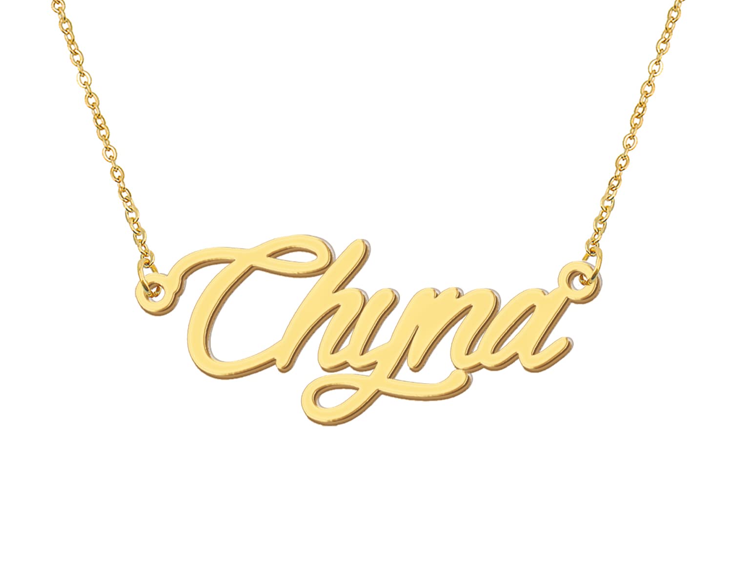 Personalized Name Necklace for Women - Custom Engraved Any Name Jewelry - Perfect Gift for Mom, Bridesmaid, New Mom - Elegant Layering Necklace for Everyday Wear & Special Occasions