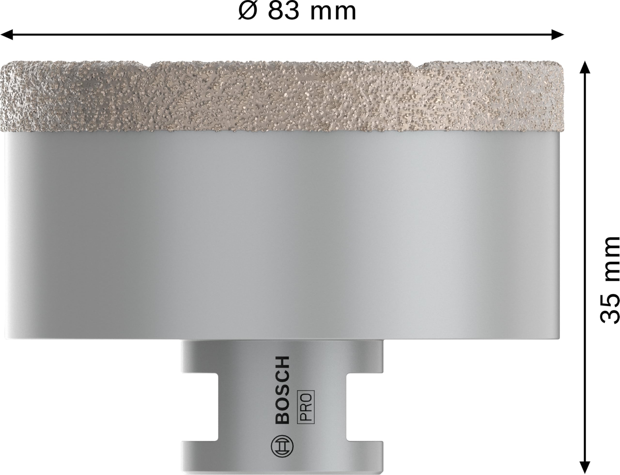 Bosch 2608587135 83mm Dryspeed Diamond Cutter - Premium Diamond Cutting Wheel for Concrete, Tile, and Stone - Perfect for Professional Contractors and DIY Projects