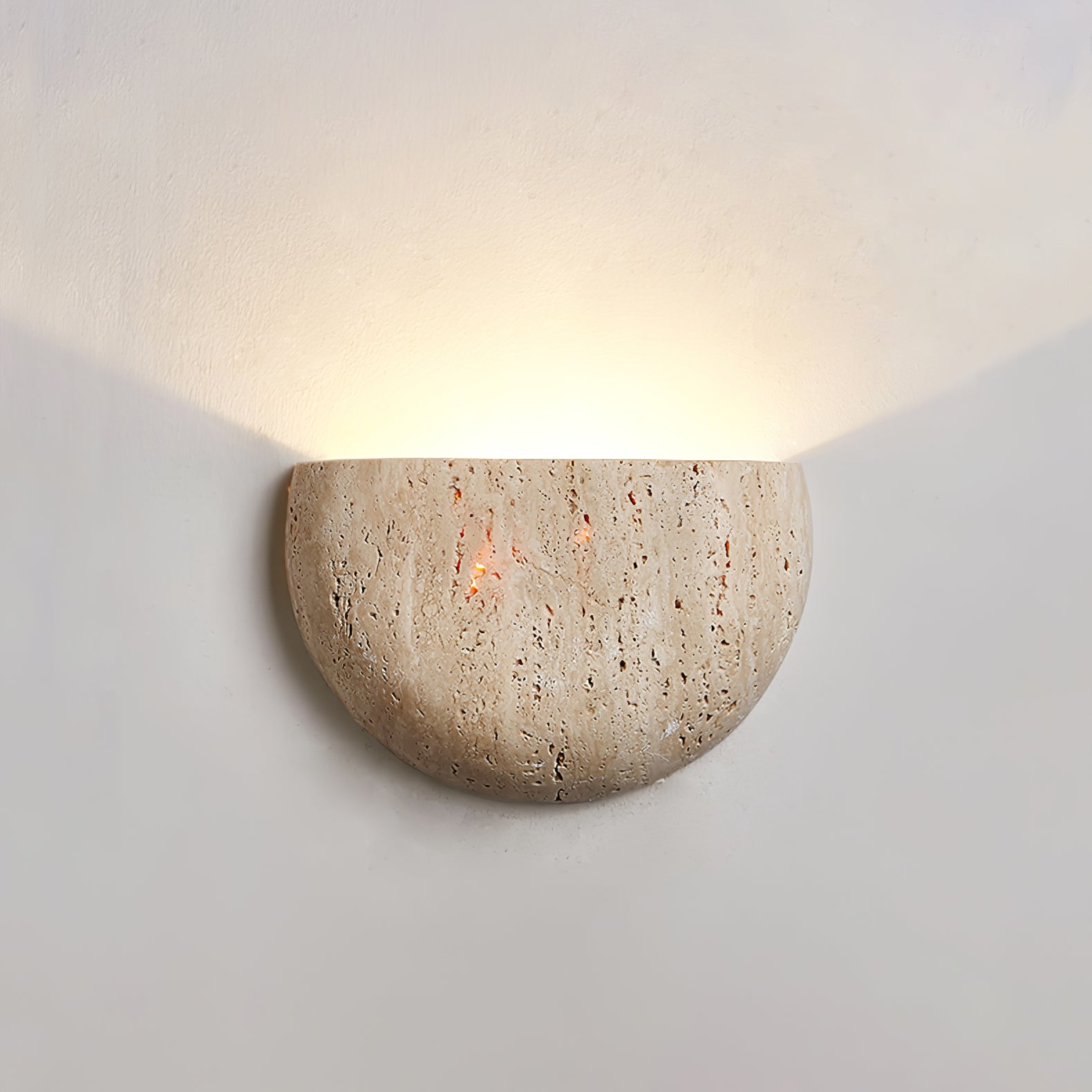 Arc Bowl Wall Lamp - Modern LED Sconce Light Fixture for Bedroom, Living Room & Hallway - Energy Efficient Indoor Lighting for Home Decor