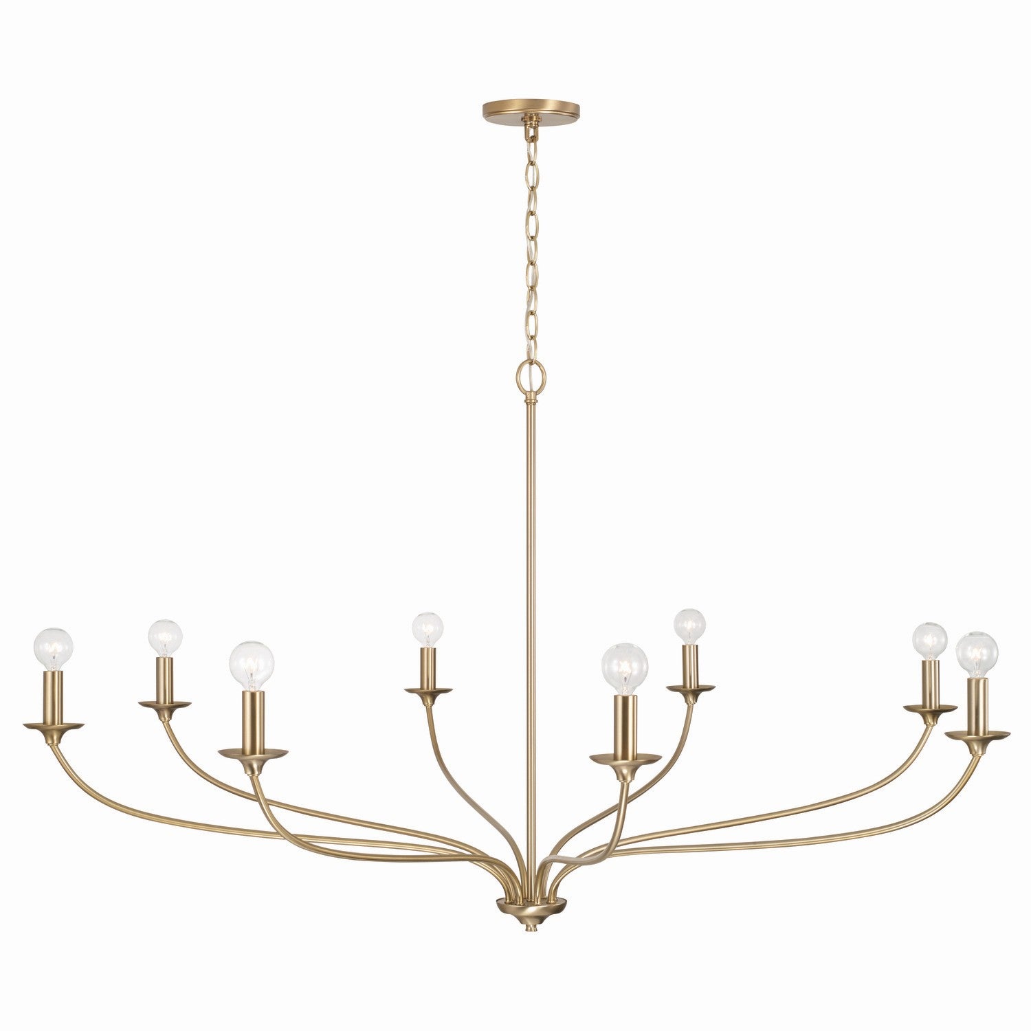 Capital Lighting Eight Light Chandelier - Elegant Crystal Ceiling Fixture for Dining Room & Foyer | Modern Home Lighting Decor