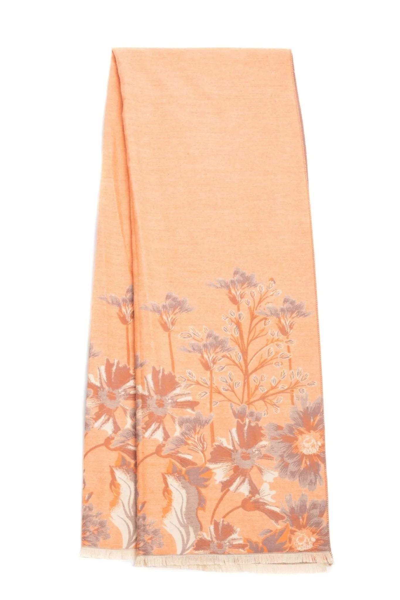 Reversible Floral Oversized Scarf - Soft Winter Shawl Wrap for Women - Perfect for Cold Weather, Travel & Fashion Accessories