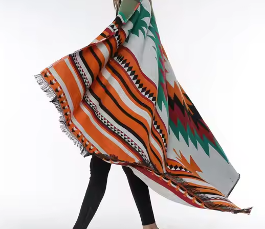 Women's Soft Cashmere Shawl Wrap - Elegant & Warm Winter Scarf for Ladies - Perfect for Office, Evening Parties & Outdoor Activities