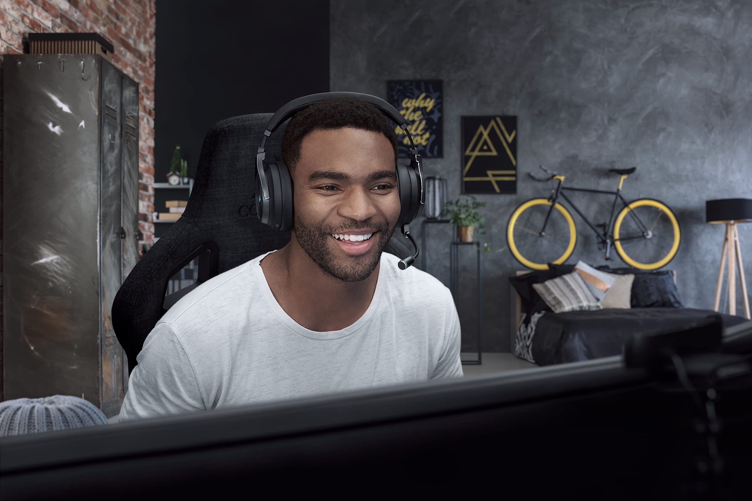 CORSAIR VIRTUOSO RGB WIRELESS XT Multiplatform Gaming Headset with Bluetooth - Dolby Atmos - Omnidirectional Microphone - iCUE Compatible - for PC, Mac, PS5, PS4, Nintendo Switch & Mobile Devices - Slate | Perfect for Gaming, Streaming & Remote Work