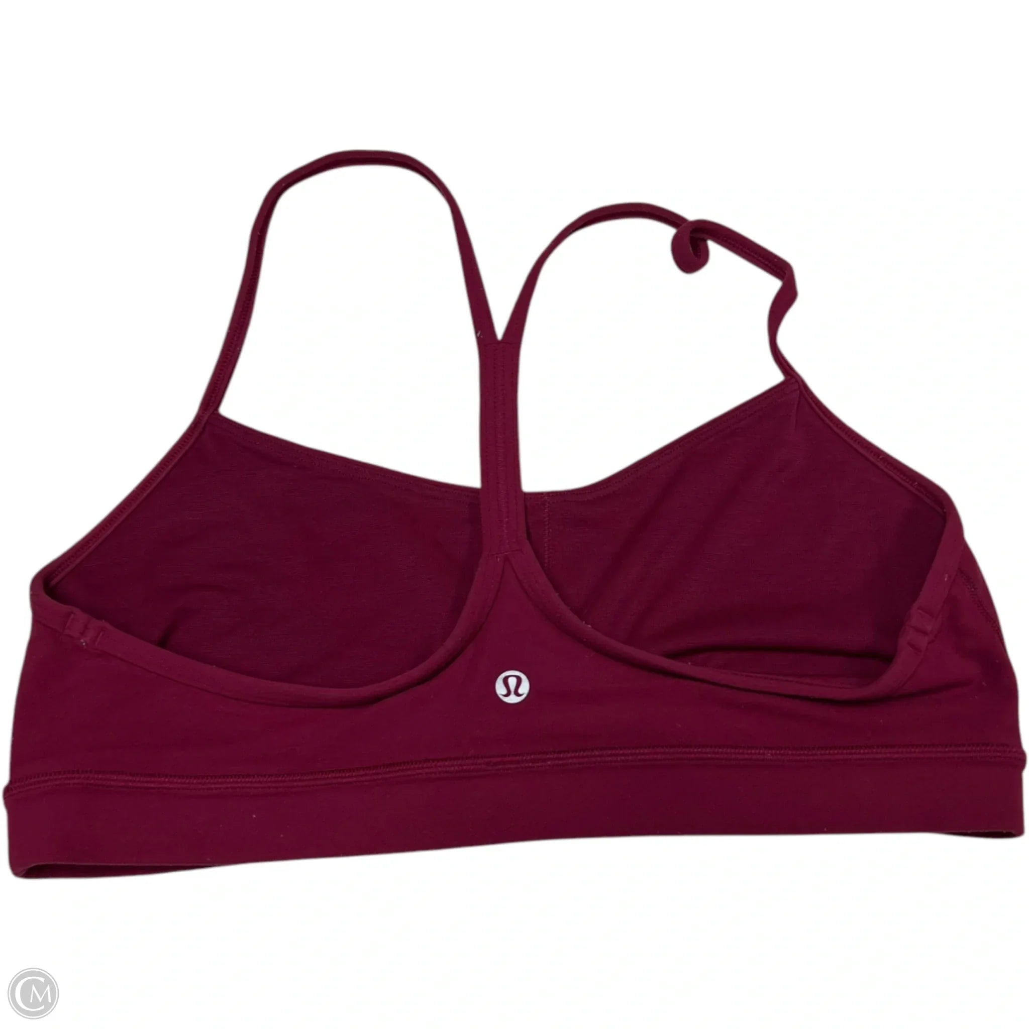 Lululemon Women's Pink High-Impact Sports Bra - Size Large for Running, Yoga & Gym Workouts