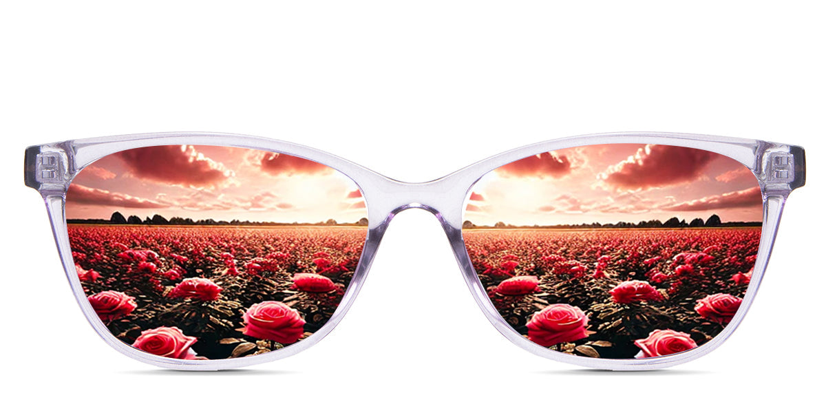 Ezra Women's Prescription Polarized Sunglasses - UV Protection, Fashionable & Comfortable for Driving, Outdoor Activities & Daily Wear