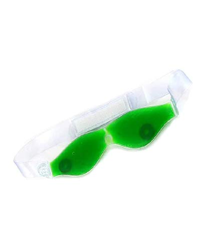 ACi Aloe Vera Cool Gel Eye Mask with 2-Piece Eye Wash Cup Kit - Soothing Relief for Puffy Eyes, Dark Circles & Stress - Perfect for Spa, Travel & Post-Workout Recovery