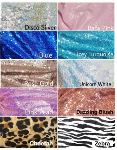 Customizable Sparkly Travel Wipes Case & Mask Holder - Personalized Sequin Makeup Box Accessories - Pink Glitter Baby Name Gift Idea - Cheetah Zebra Print (Iridescent White) | Perfect for Travel, Cosmetics Organization & Unique Gift Giving