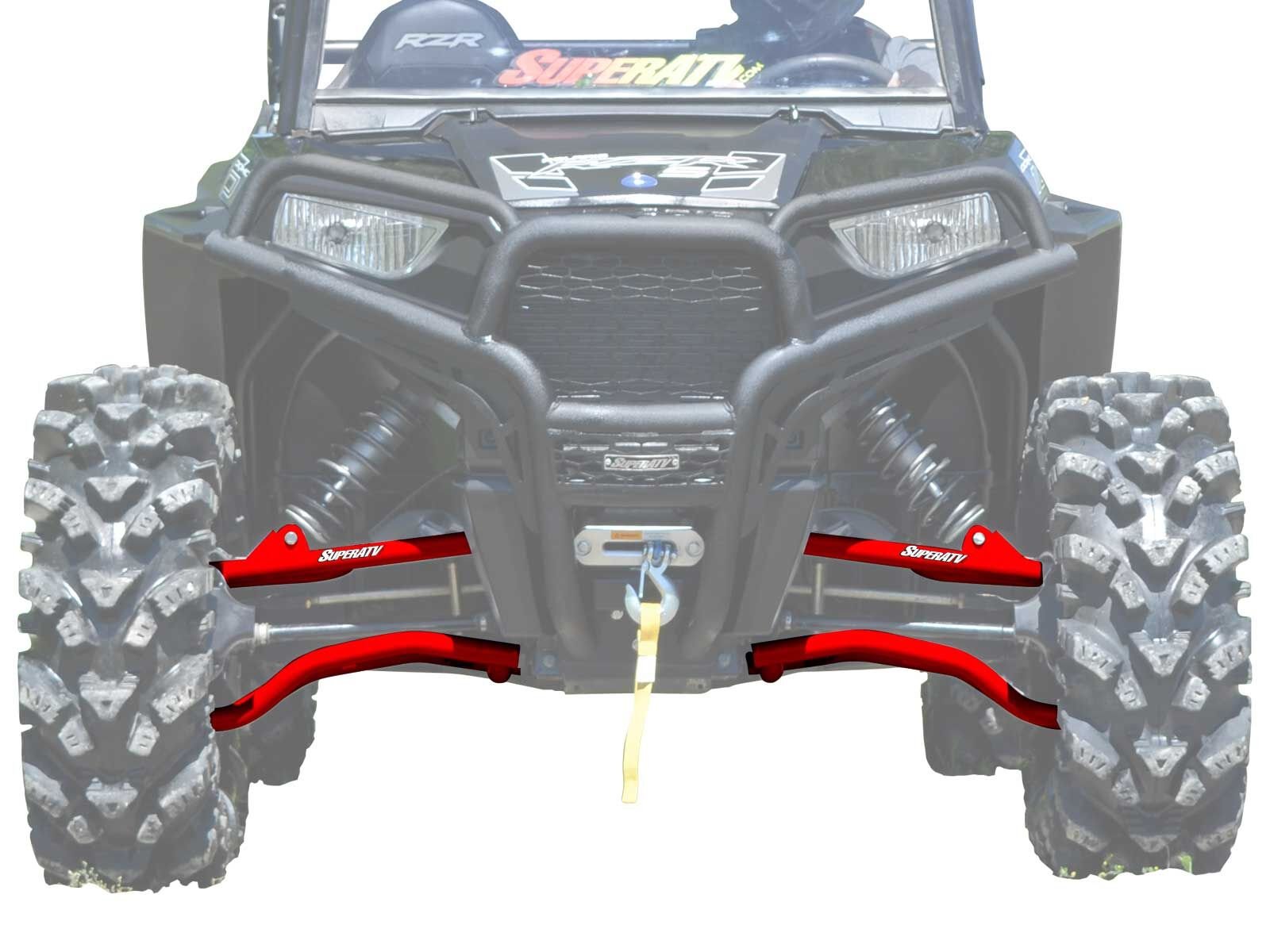 SuperATV Heavy Duty High Clearance A-Arms for Polaris RZR S 900 / RZR 4 900 (2015-2016) - 1.5