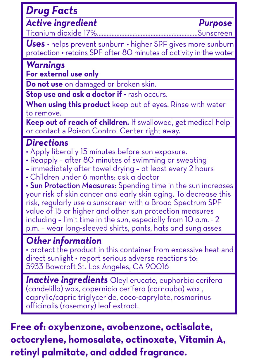 Fragrance-Free Super Sensitive™ SPF 30+ Broad Spectrum Sunscreen Stick - Gentle Protection for Sensitive Skin, Face & Body, Perfect for Outdoor Activities, Beach & Daily Use