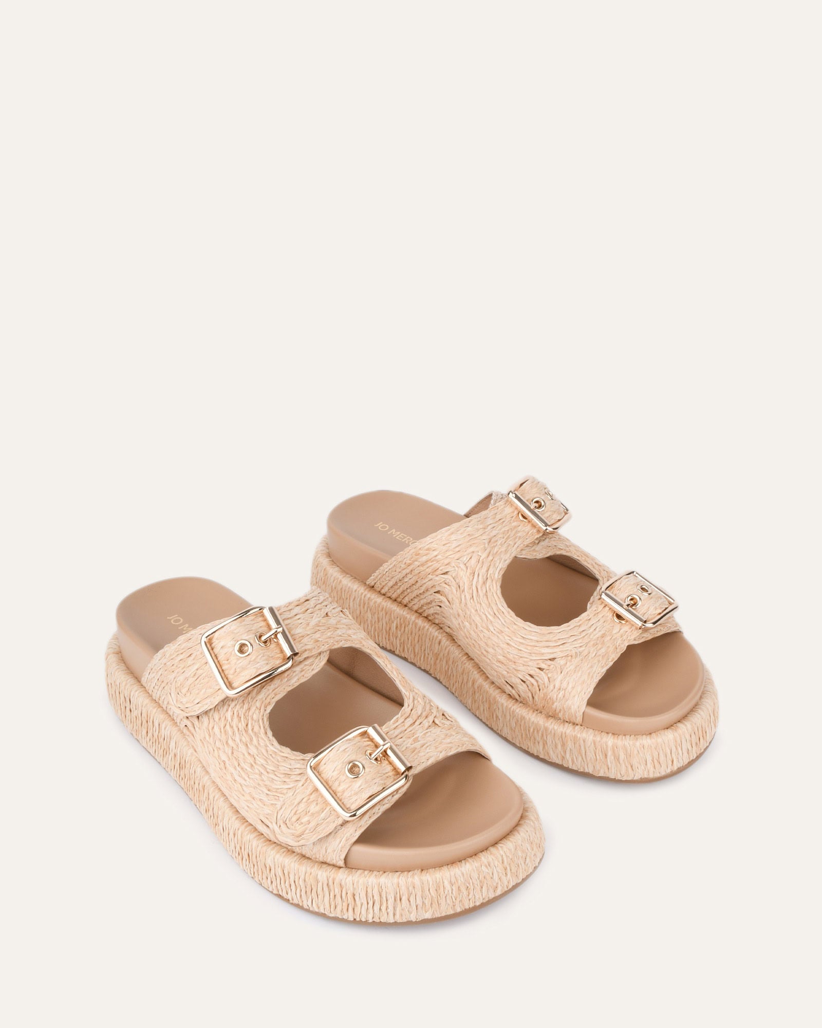 **Women's Flat Sandals - Natural Raffia Material | Comfortable & Stylish Summer Shoes for Beach, Vacation & Casual Outings**