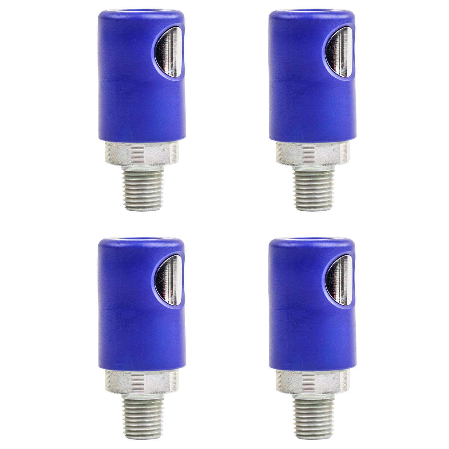4 Pack Prevost Silver Air Plug Coupler IRC 061251 1/4