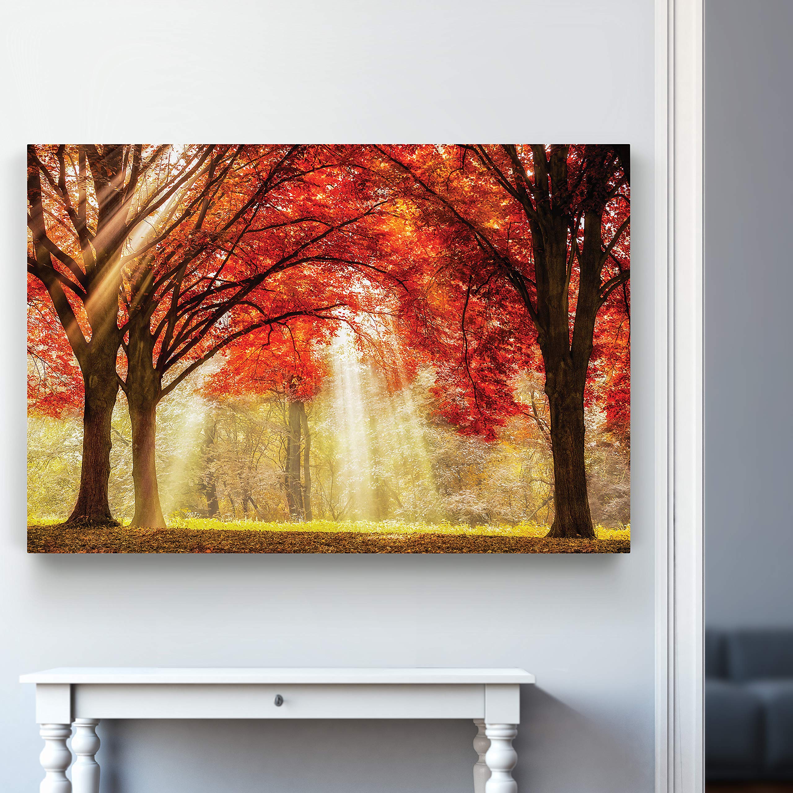 Everland Landscape Canvas Wall Art - 32x48 Inch Ready to Hang Photographic Print for Home & Office Decor | Nature Scenery Picture | Perfect for Living Room, Bedroom or Workspace