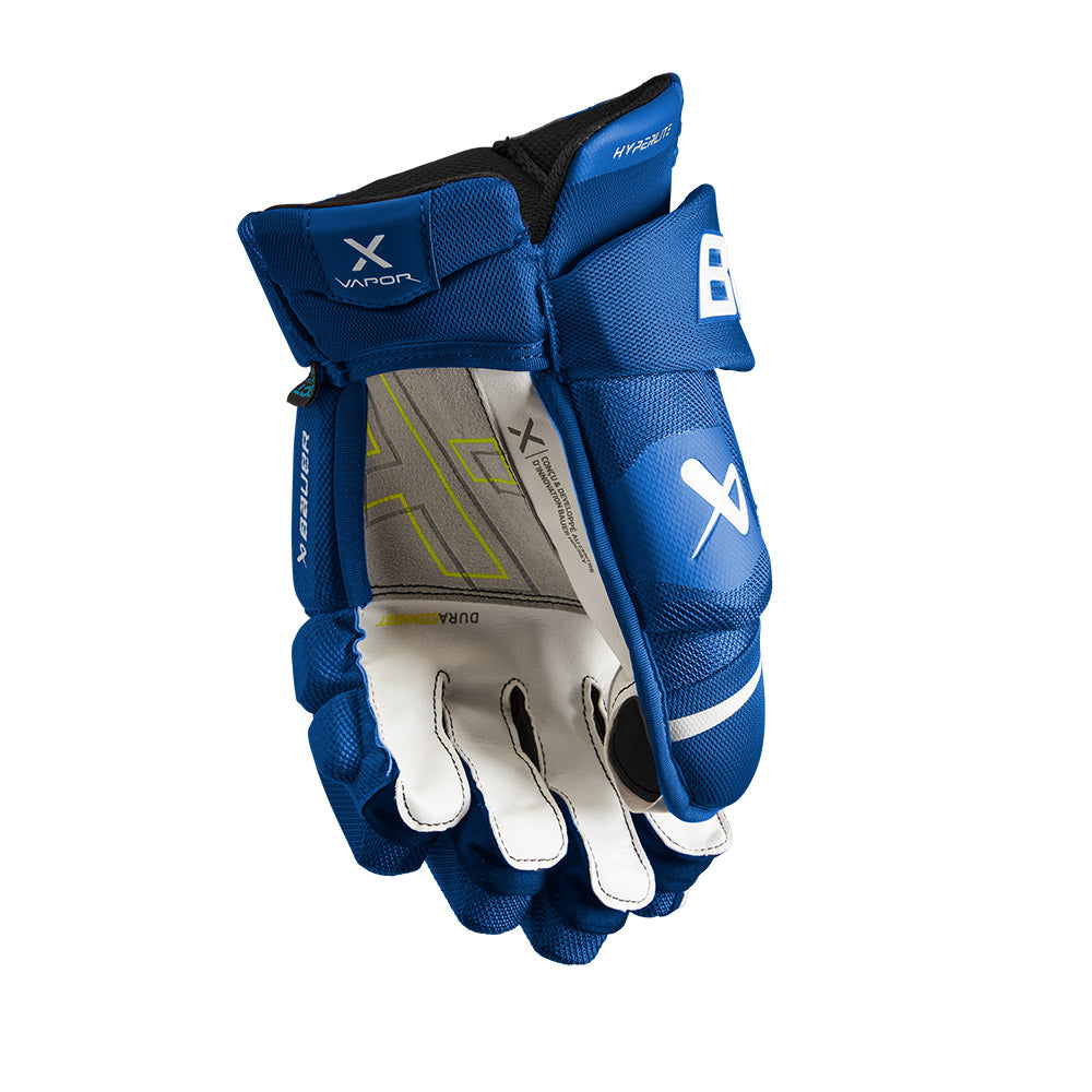 Bauer Vapor HyperLite Intermediate Ice Hockey Gloves - Lightweight Protective Gear for Youth & Adult Players - Perfect for Practice, Games & Training Sessions