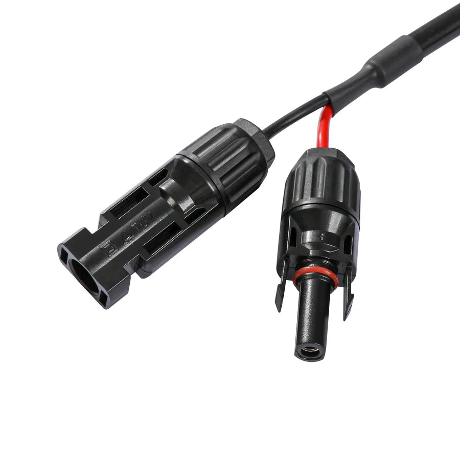 Rich Solar 5FT 14AWG Solar Panel Extension Cable with MC4 Connectors - Weatherproof PV Wire for Off-Grid Solar Systems, RV, Boat & Home Use