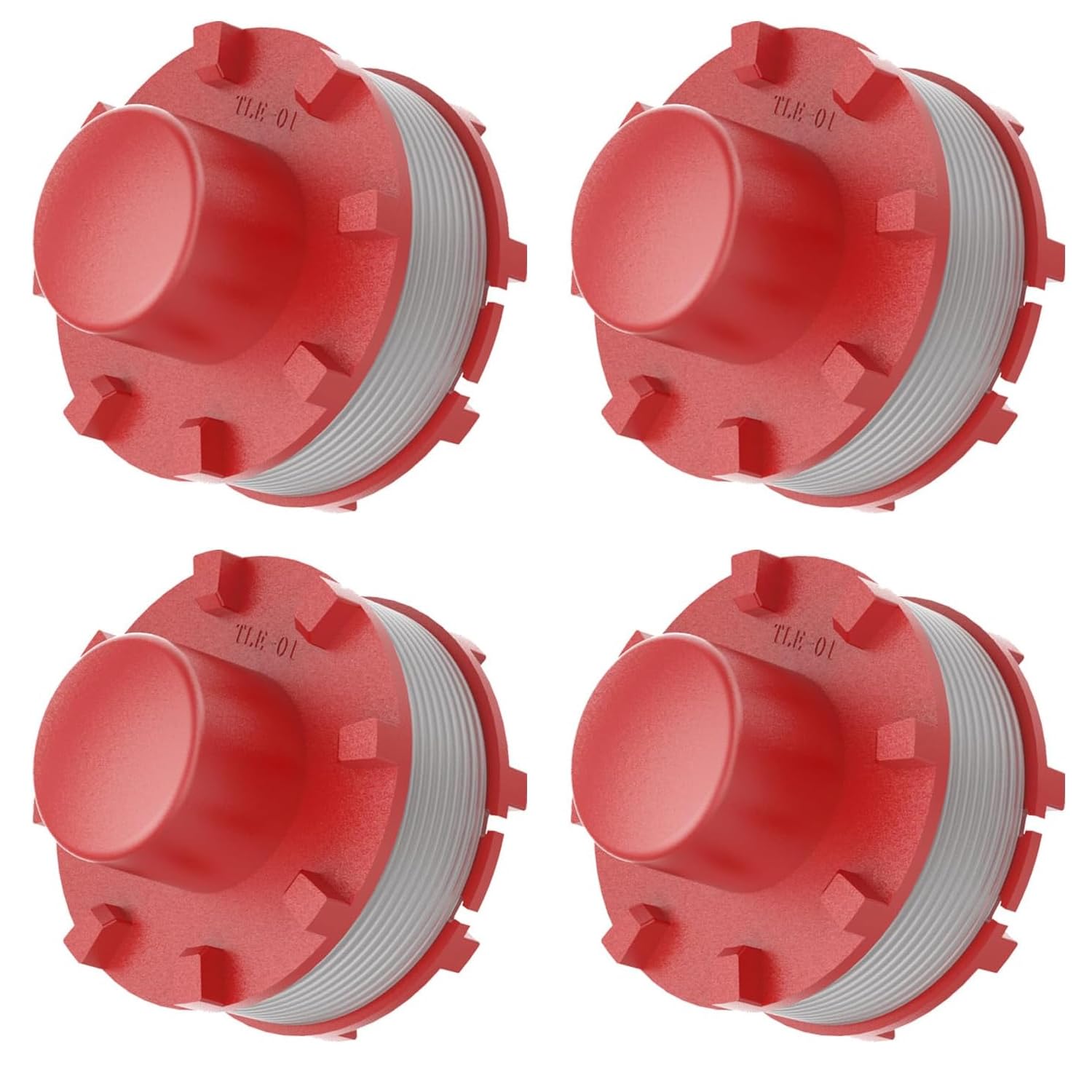 3Pcs Replacement Trimmer Line Spool for Einhell Cordless Grass Trimmer GE-CT 36/30 LI E Solo, AGILLO 36/255 BL, AGILLO 18/200 - 2mm Diameter Nylon Line (8m Length) - Perfect for Lawn Care & Garden Maintenance