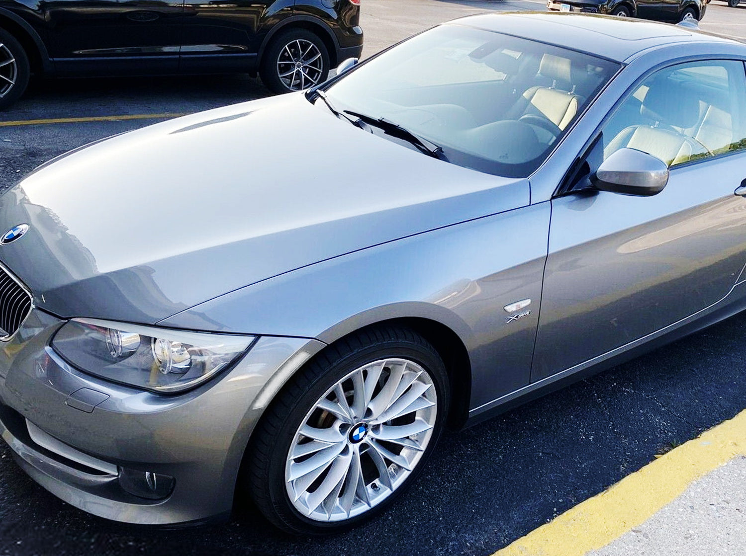 Clear Lens Front Bumper Wheel Arch Side Markers for BMW E92 E93 3 Series Coupe - Perfect for Night Driving & Enhanced Vehicle Visibility