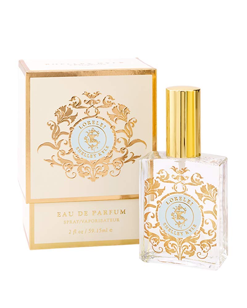 Shelley Kyle Lorelei Complete Gift Set - Hydrating Body Lotion, Foaming Bath Gel & Perfume in Elegant Cream & Gold Gift Box with Ribbon | Perfect Birthday, Anniversary & Valentine's Day Present for Her