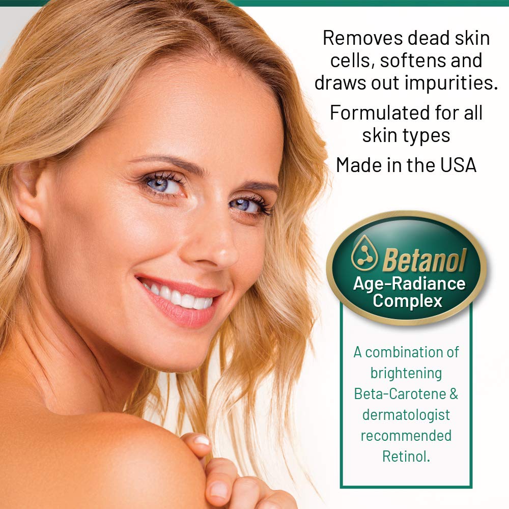 40 Carrots Carrot Aloe Facial Cleansing Scrub - Improves Skin Tone & Texture for Softer Radiant Skin | USA Made, Paraben & Cruelty Free (3oz) | Gentle Exfoliation for Daily Skincare Routine & Acne Prone Skin