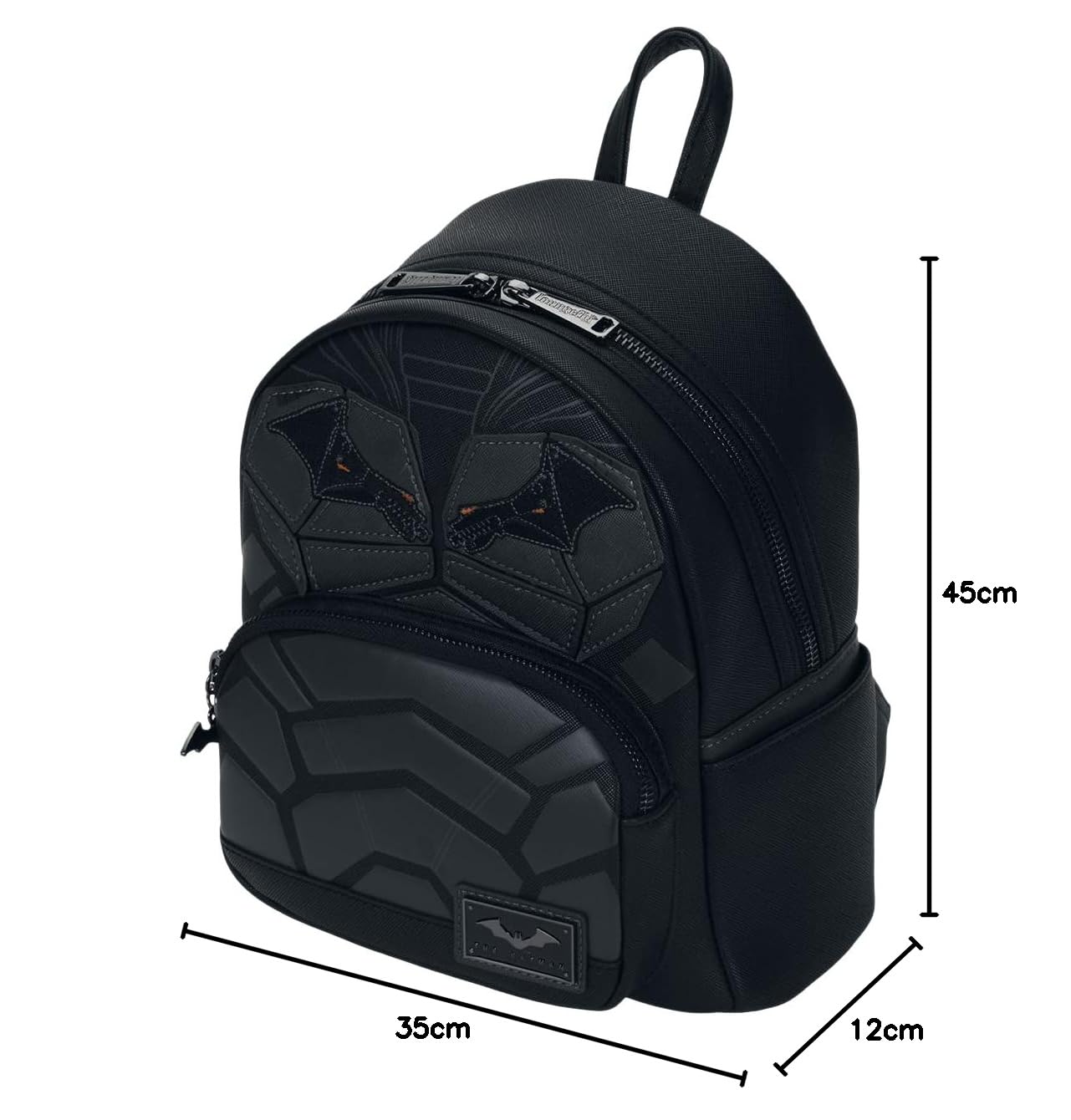 Loungefly DC Comics Batman Mini Backpack - Official Licensed Cosplay Bag for Comic Con, Halloween & Superhero Fans