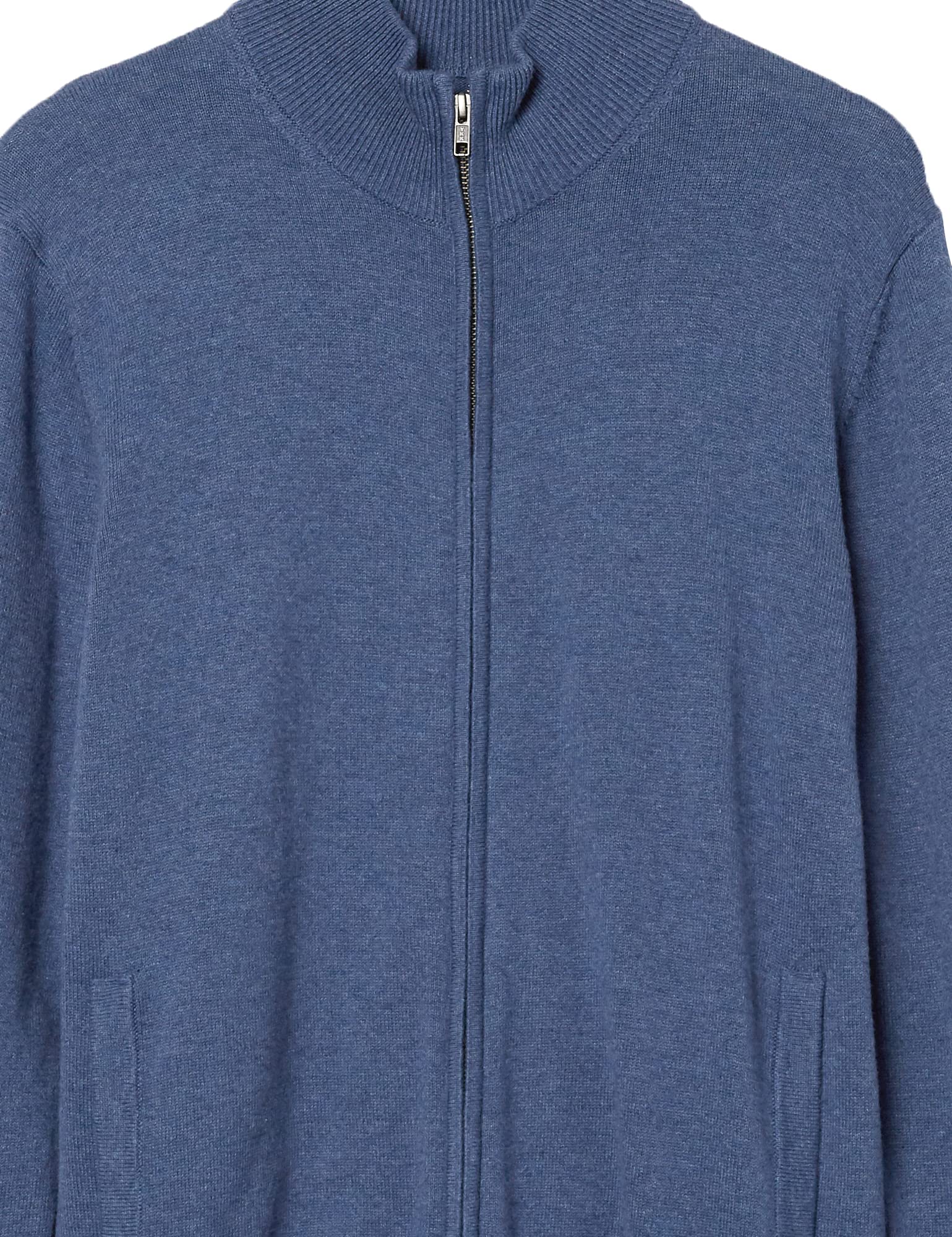 Amazon Essentials Men's Full-Zip Cotton Sweater - Comfortable Casual Pullover for Everyday Wear | Perfect for Work, Travel & Outdoor Activities