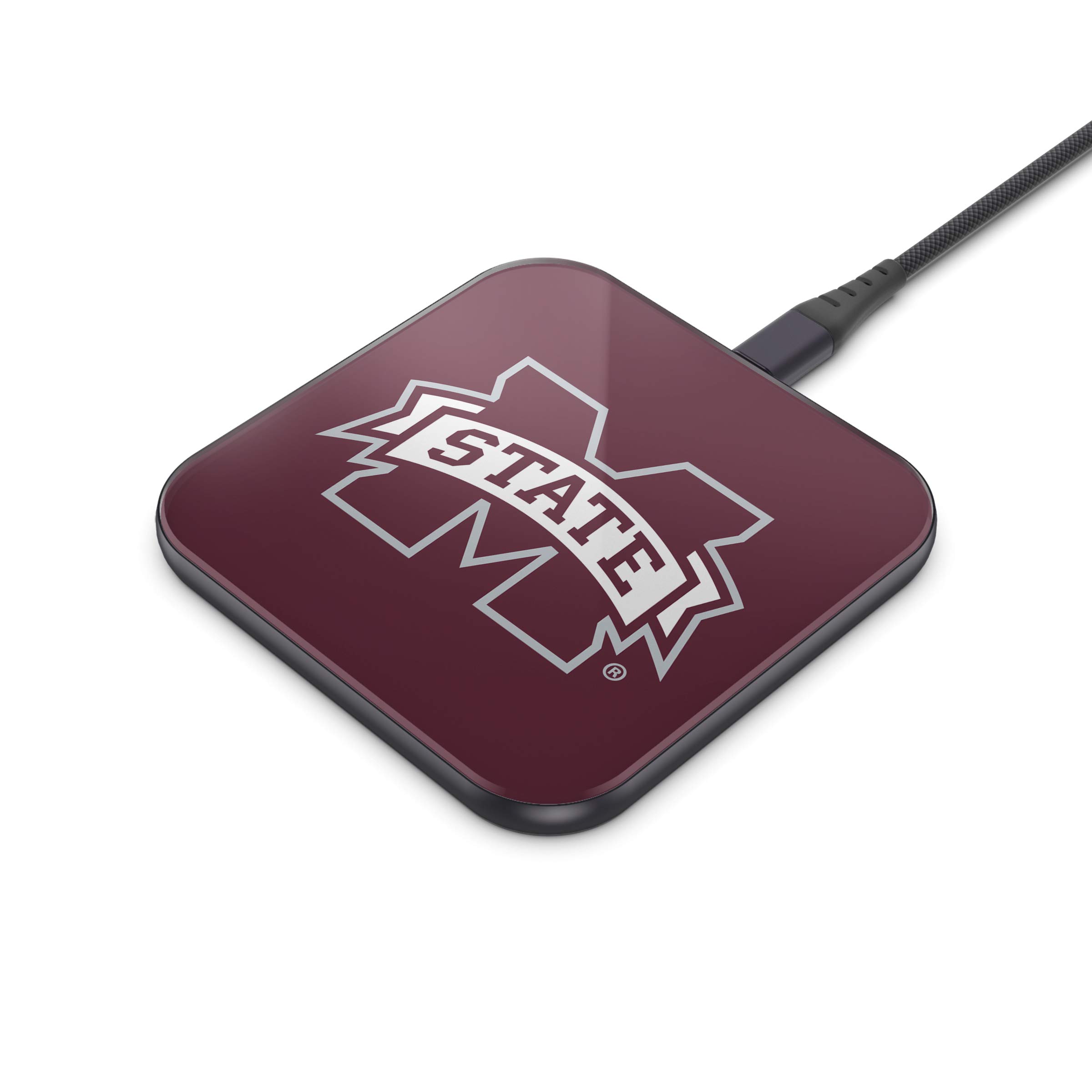 SOAR NCAA Unisex Wireless Charging Pad - Fast Qi-Compatible Charger for iPhone, Samsung & AirPods - Perfect for Home, Office & Car Use