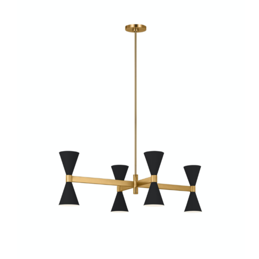 Elegant Nonnie Crystal Chandelier - Modern Ceiling Light Fixture for Dining Room, Bedroom & Living Room Decor | Energy Efficient LED Lighting
