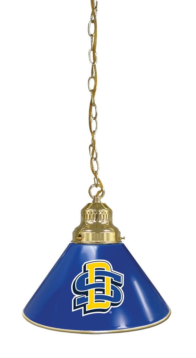 Holland Bar Stool Co. South Dakota State University Themed Single Shade Pendant Light - Perfect for Game Room, College Dorm Decor & SDSU Fan Cave Lighting