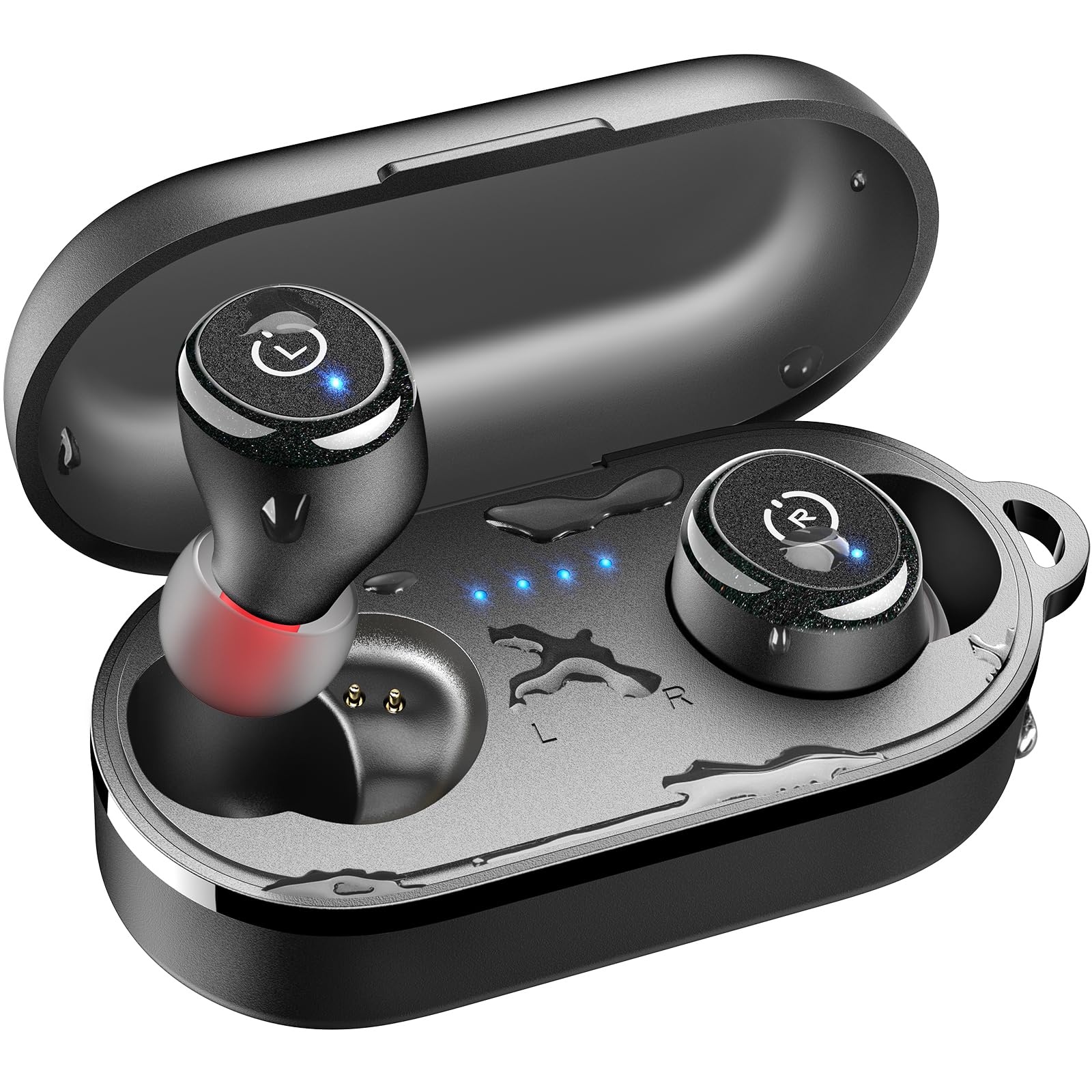 TOZO T10 Wireless Earbuds Bluetooth 5.3 - Ergonomic in-Ear Headphones with Noise Cancelling (Renewed) | Perfect for Gym, Running, Travel & Work Calls